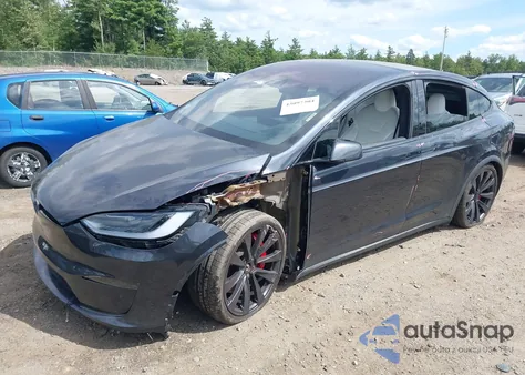 2023 Tesla Model X Plaid Tri Motor All-Wheel Drive z USA, uszkodzony, nr VIN 7SAXCBE60PF431371